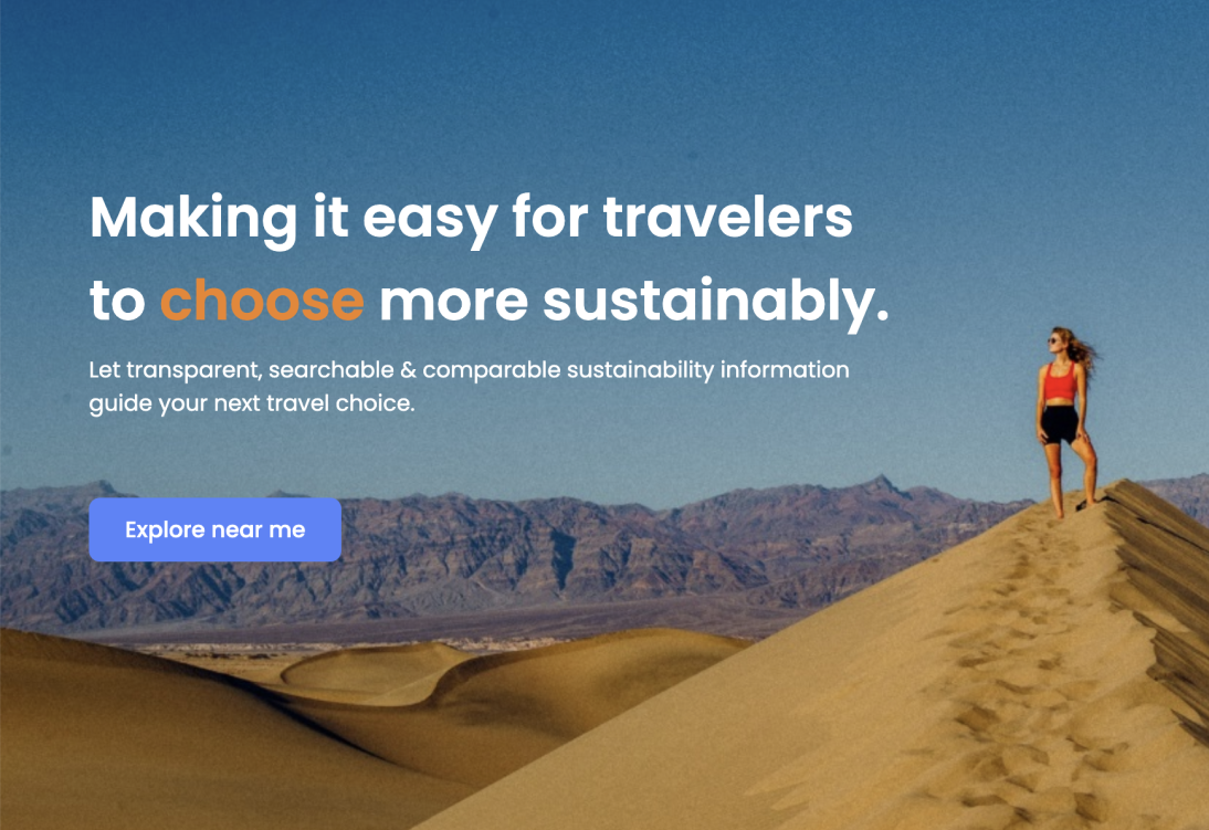 TripDoodler sustainable travel planning product